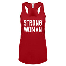 Racerback Strong Woman Womens Tank Top
