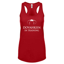 Dovahkiin in Training Womens Racerback Tank Top