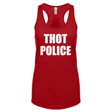 Racerback Thot Police Womens Tank Top