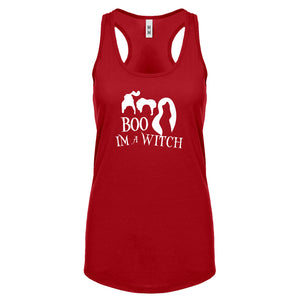 Boo! I'm a Witch! Womens Racerback Tank Top