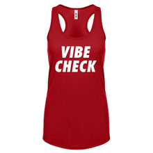 VIBE CHECK Womens Racerback Tank Top