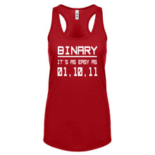 Racerback Binary Womens Tank Top