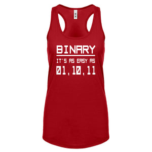 Racerback Binary Womens Tank Top