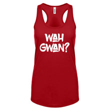 Wah Gwan? Womens Racerback Tank Top