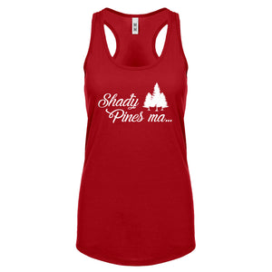 Racerback Shady Pines Ma Womens Tank Top