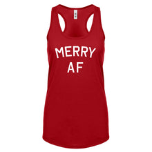 Merry AF Womens Racerback Tank Top