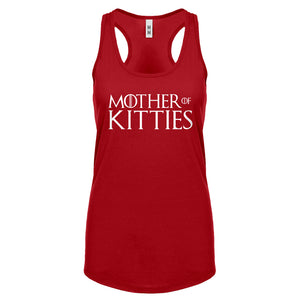 Racerback Mother of Kitties Womens Tank Top