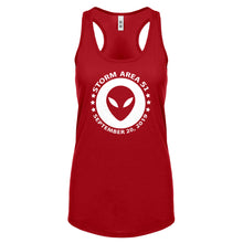 Storming Area 51 Womens Racerback Tank Top