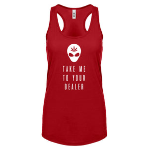 Take Me to Your Dealer Womens Racerback Tank Top