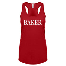 BAKER Womens Racerback Tank Top