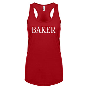 BAKER Womens Racerback Tank Top