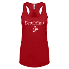 Feminism is Bay Womens Racerback Tank Top