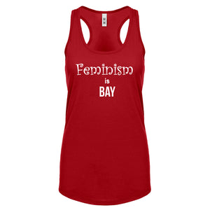 Feminism is Bay Womens Racerback Tank Top