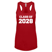 Class of 2028 Womens Racerback Tank Top