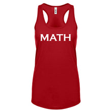 MATH Womens Racerback Tank Top