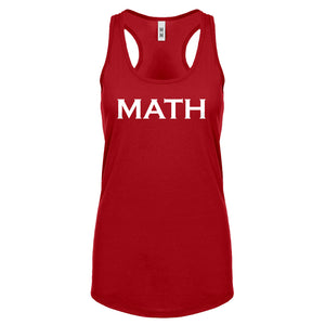 MATH Womens Racerback Tank Top