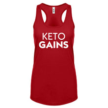 Racerback Keto Gains Womens Tank Top