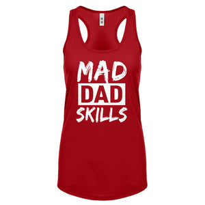 Mad Dad Skills Womens Racerback Tank Top