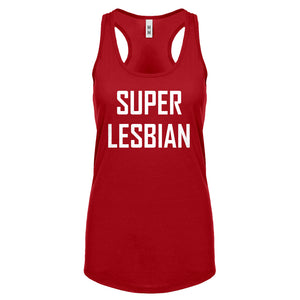 Super Lesbian Womens Racerback Tank Top