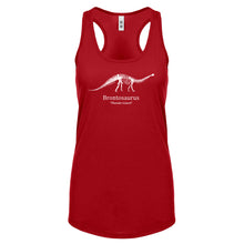 Racerback Brontosaurus Womens Tank Top