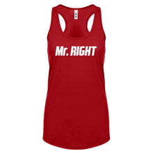Racerback Mr. Right Womens Tank Top