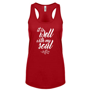 Racerback It is Well with My Soul Womens Tank Top