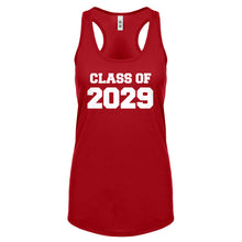 Class of 2029 Womens Racerback Tank Top