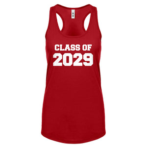 Class of 2029 Womens Racerback Tank Top