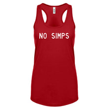 No Simps Womens Racerback Tank Top