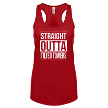Racerback Straight Outta Tilted Towers Womens Tank Top