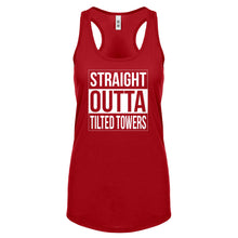 Racerback Straight Outta Tilted Towers Womens Tank Top