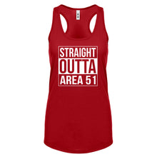 Straight Outta Area 51 Womens Racerback Tank Top