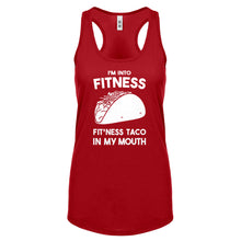 Racerback Fitness Taco Womens Tank Top