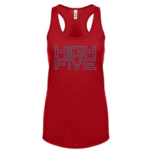 Racerback High Five Womens Tank Top