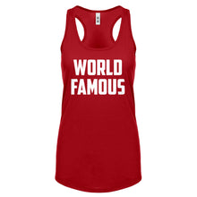 Racerback World Famous Womens Tank Top