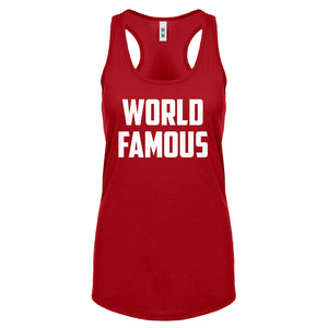 Racerback World Famous Womens Tank Top