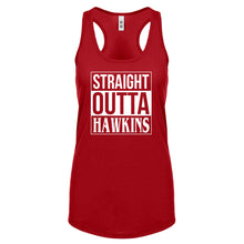 Straight Outta Hawkins Womens Racerback Tank Top