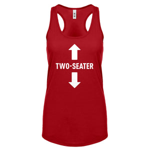 Two Seater Womens Racerback Tank Top