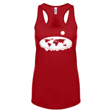 Racerback Flat Earth Womens Tank Top