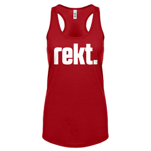 Racerback REKT Womens Tank Top