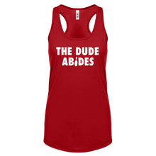 THE DUDE ABIDES Womens Racerback Tank Top