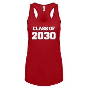 Class of 2030 Womens Racerback Tank Top
