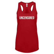 UNCENSORED Womens Racerback Tank Top