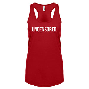 UNCENSORED Womens Racerback Tank Top