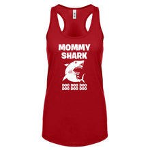 Mommy Shark Womens Racerback Tank Top