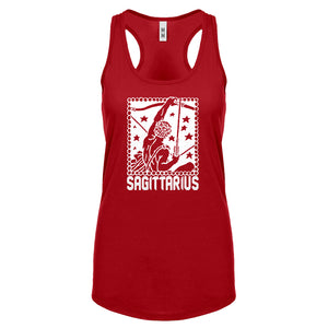 Racerback Sagittarius Zodiac Astrology Womens Tank Top