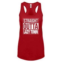 Straight Outta Lazy Town Womens Racerback Tank Top