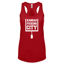 Kansas Fucking City Womens Racerback Tank Top