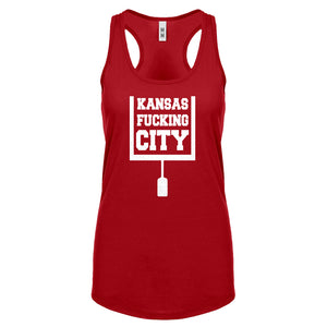 Kansas Fucking City Womens Racerback Tank Top