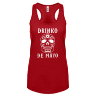Racerback Drinko de Mayo Womens Tank Top